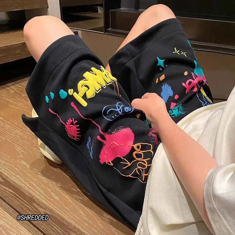 WELTER EXPERIMENT Fashion Casual Shorts Unisex-4