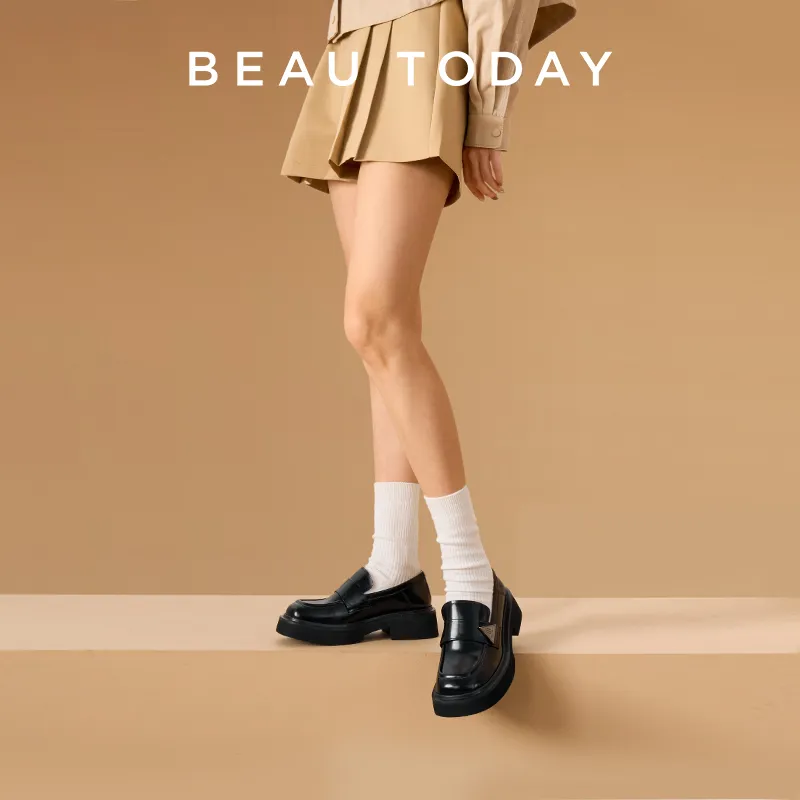 Beau Today Loafers Women's Black-5