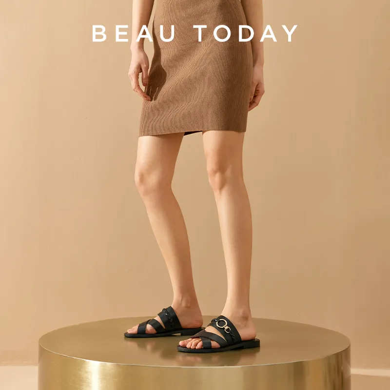 Beau Today Rubber Sole Slide Slippers Women's-12