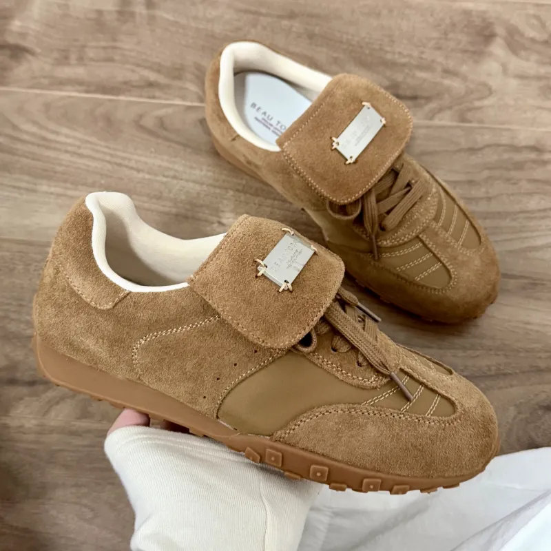Beau Today Anti-Slip And Wear-Resistant Lightweight Low-Top Casual Shoes Women's-2