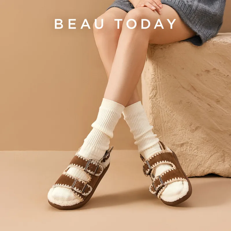 Beau Today Strap Sandals Women's Brown-5