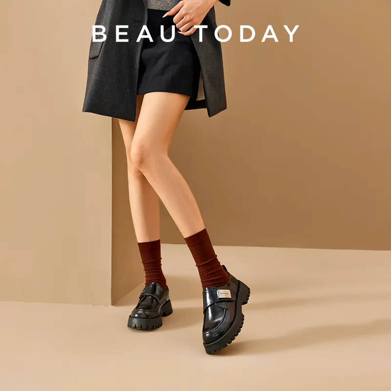 Beau Today Loafers Women's Black-4