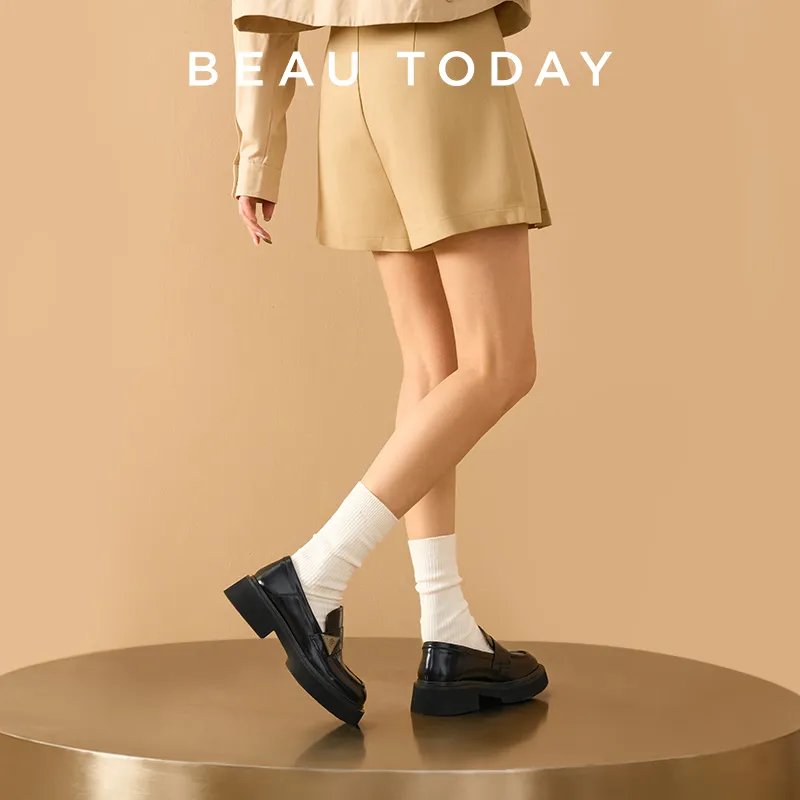 Beau Today Loafers Women's Black-9