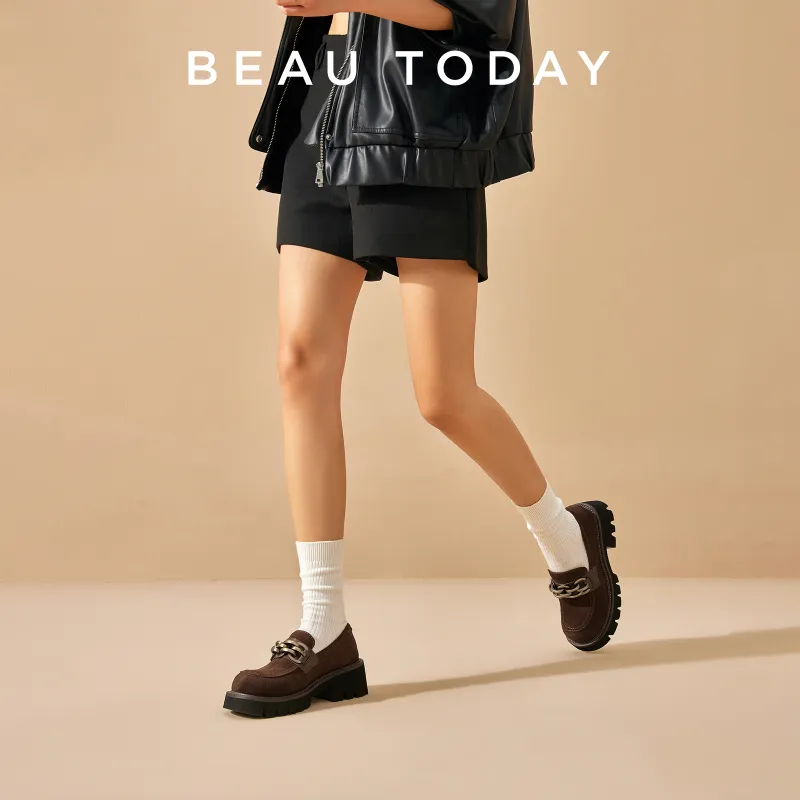 Beau Today Loafers Women's Coffee-5