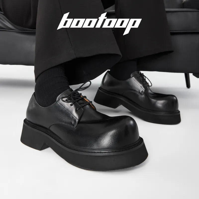 Beau Today Bootoop Series Casual Shoes Men's Black-7