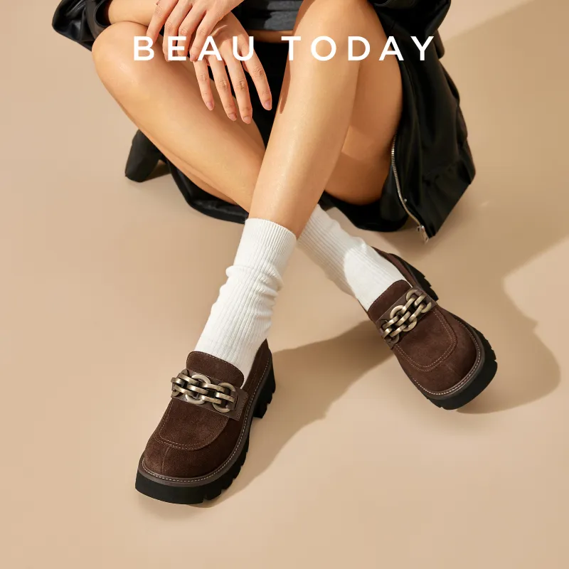 Beau Today Loafers Women's Coffee-4
