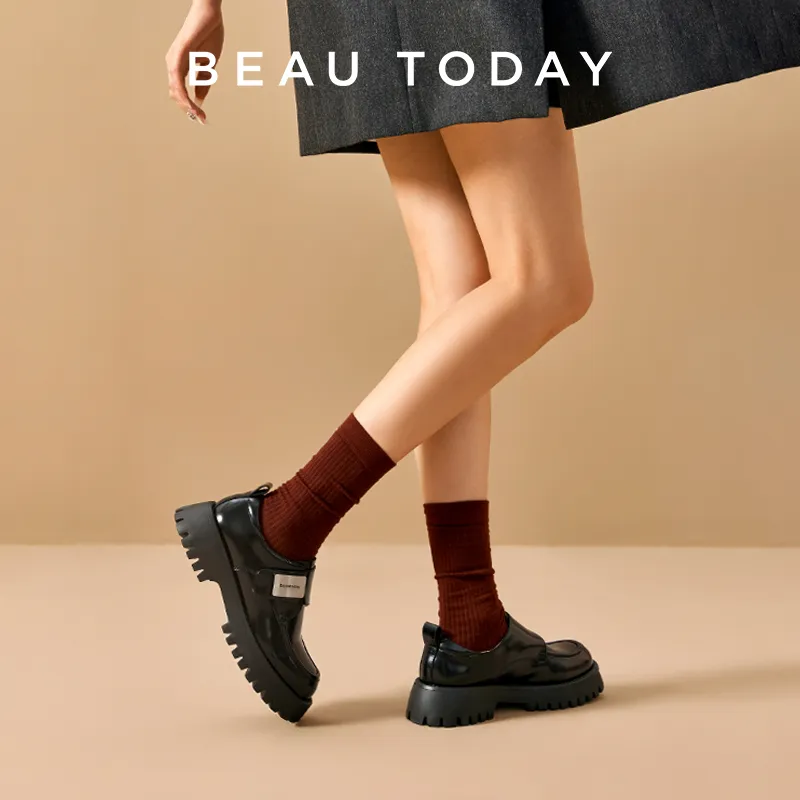 Beau Today Loafers Women's Black-5