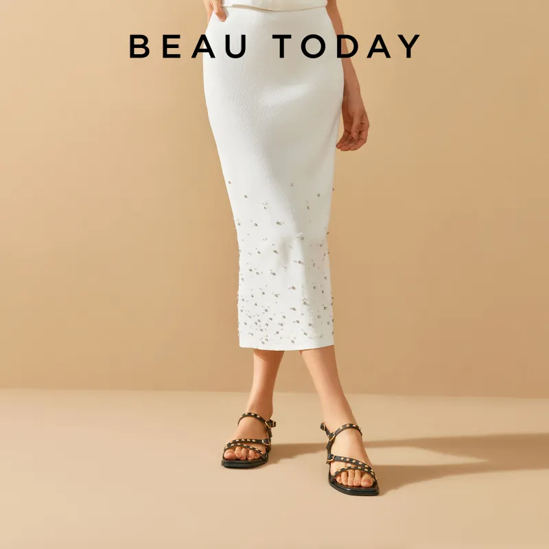 Beau Today Roman Sandals Women's Black-7