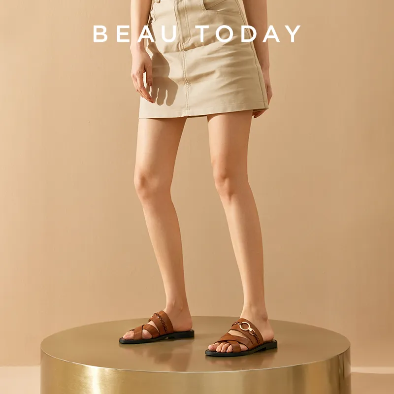 Beau Today Rubber Sole Slide Slippers Women's-24