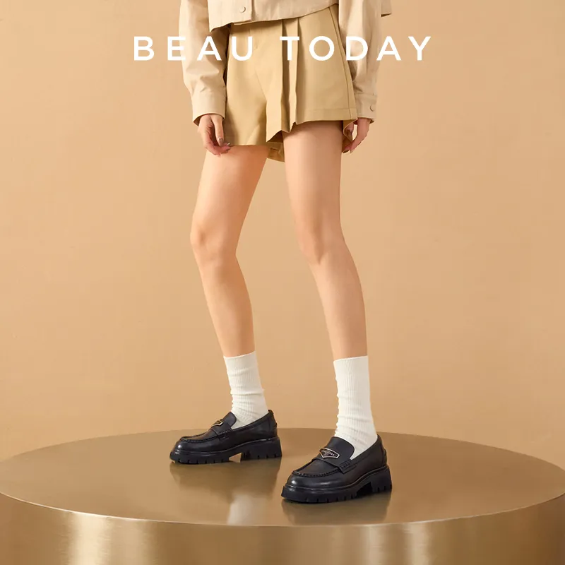 Beau Today Loafers Women's Black-6