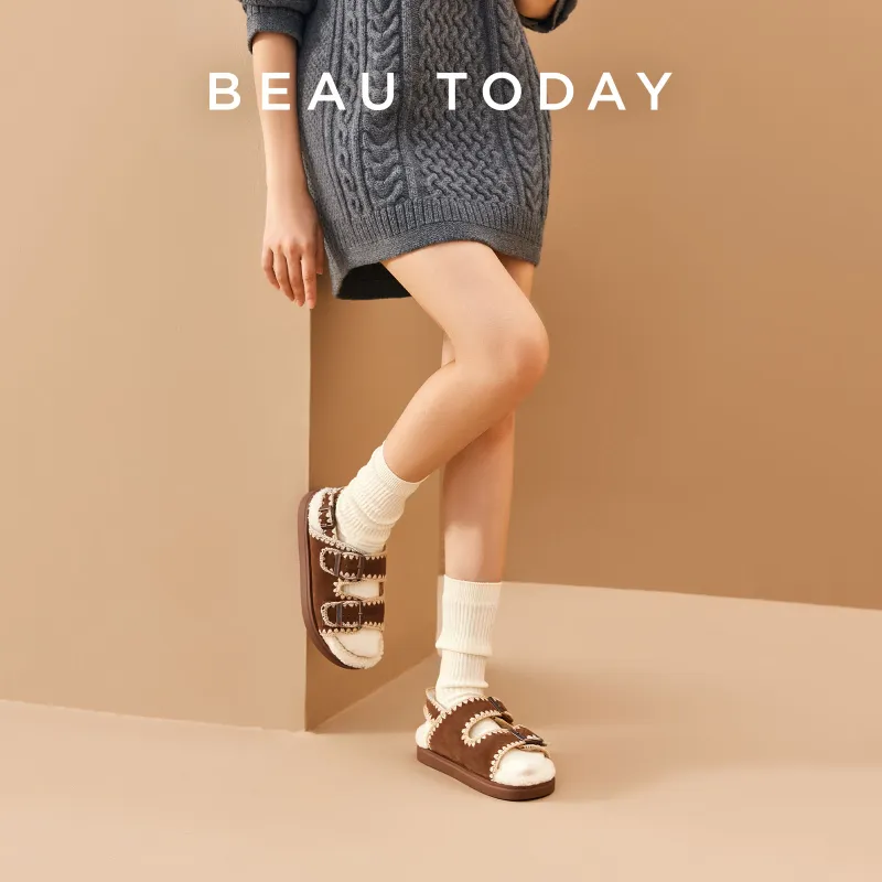 Beau Today Strap Sandals Women's Brown-6