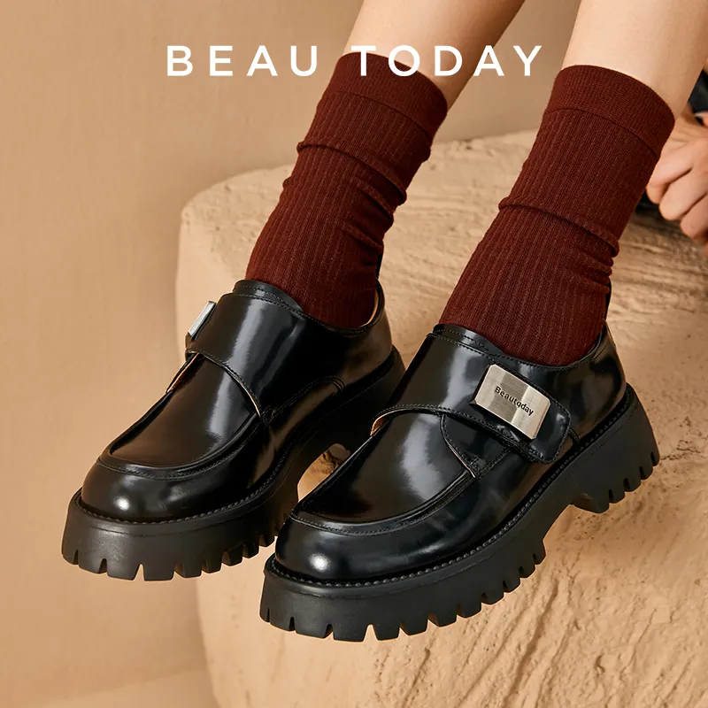 Beau Today Loafers Women's Black-3