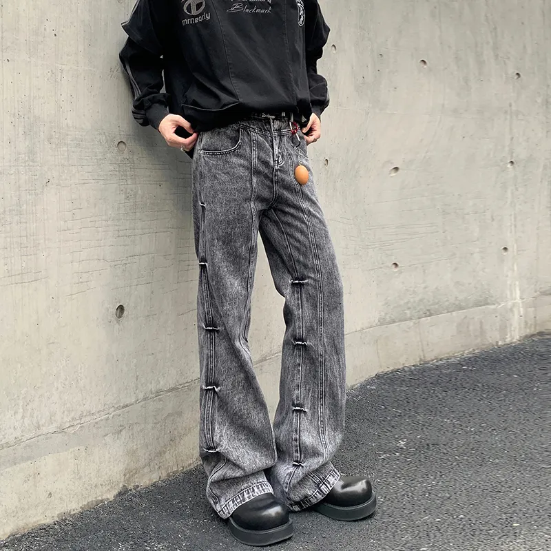 Mulinsen Jeans Unisex Black Gray-2
