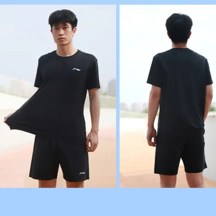 LiNing Basketball Suit Unisex Black-1