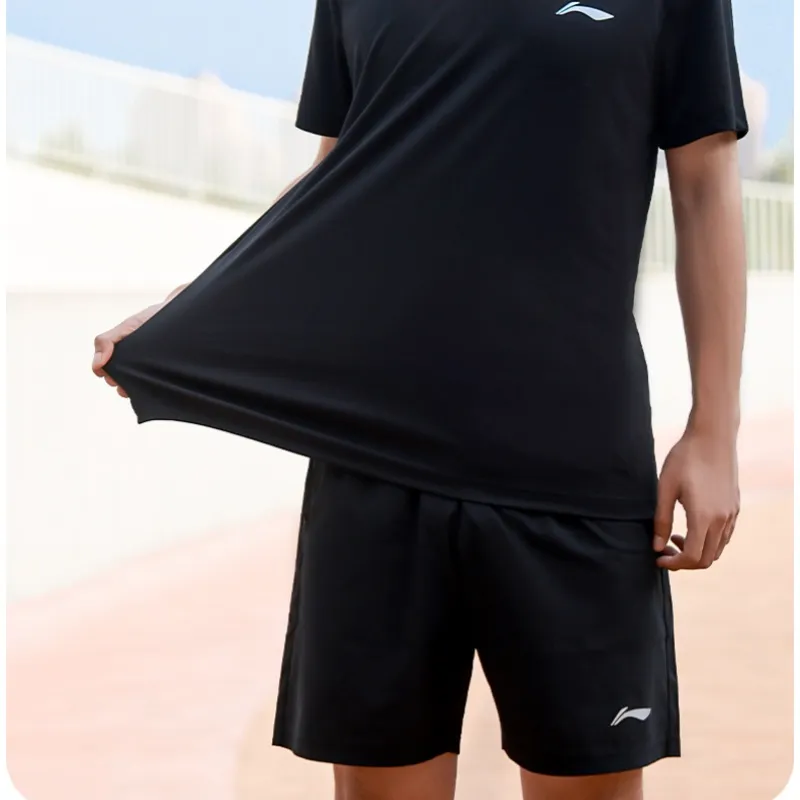 LiNing Basketball Suit Unisex Black-3