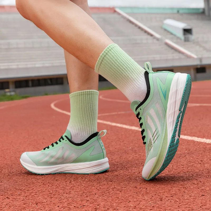 LPMX Running Shoes Unisex Low Top Light Neon Green-5