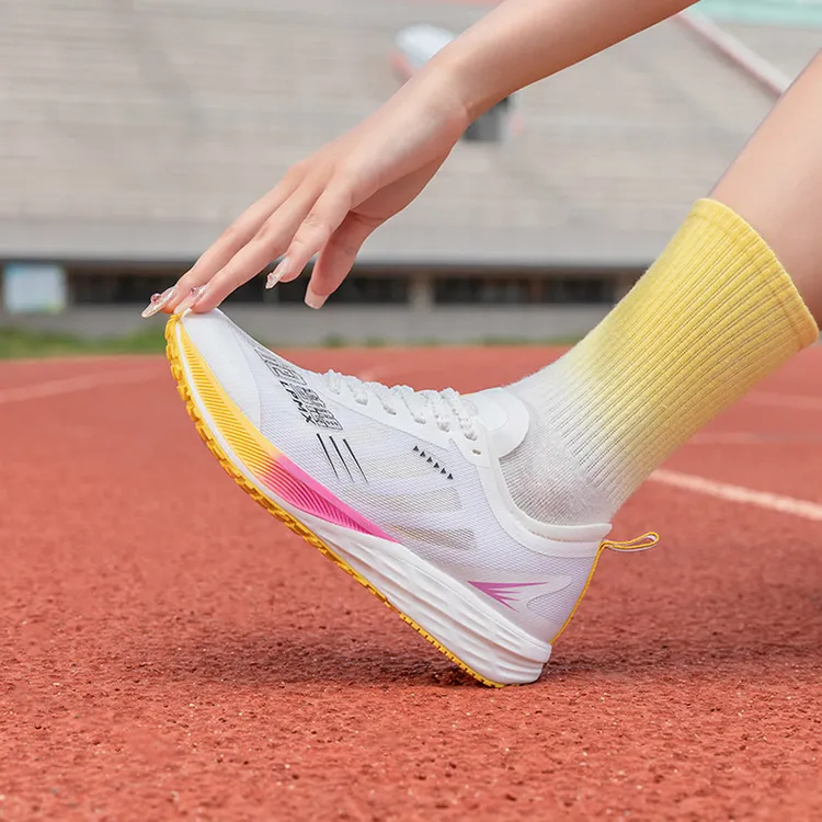 LPMX Running Shoes Unisex Low Top Pink Moon/Custard/Olympic Edition-16