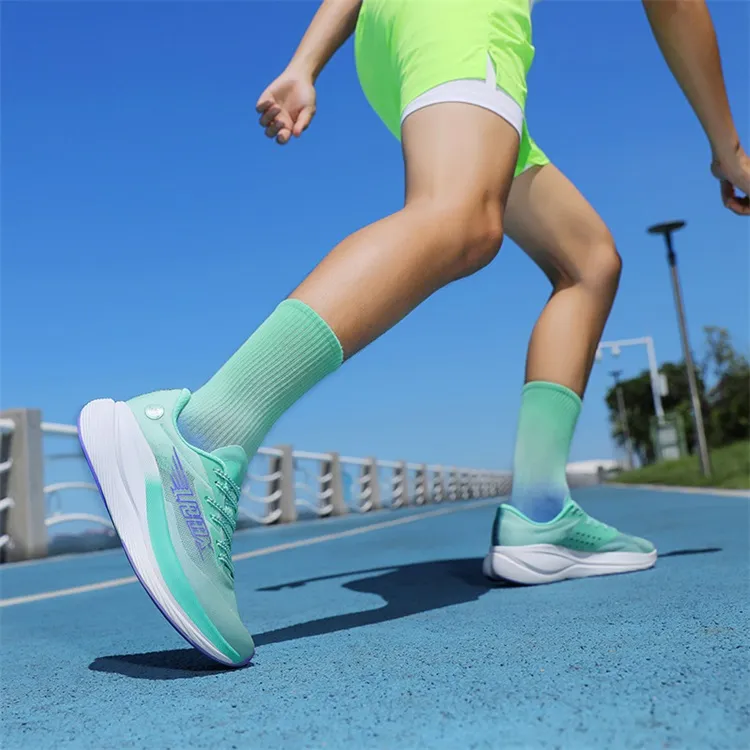 LPMX Cushioning Breathable Lightweight Low Top Running Shoes Men's Turquoise-16
