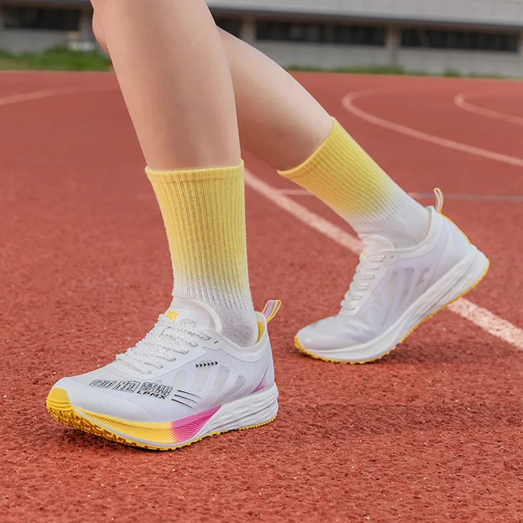 LPMX Running Shoes Unisex Low Top Pink Moon/Custard/Olympic Edition-9