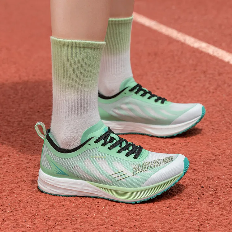 LPMX Running Shoes Unisex Low Top Light Neon Green-13