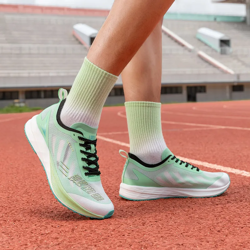 LPMX Running Shoes Unisex Low Top Light Neon Green-6