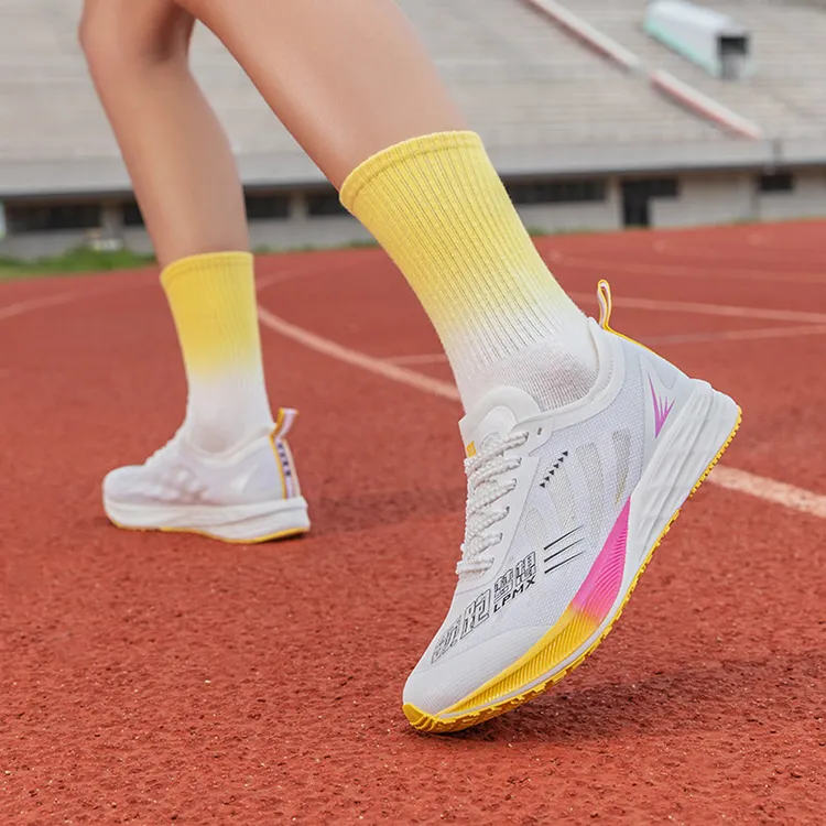 LPMX Running Shoes Unisex Low Top Pink Moon/Custard/Olympic Edition-13