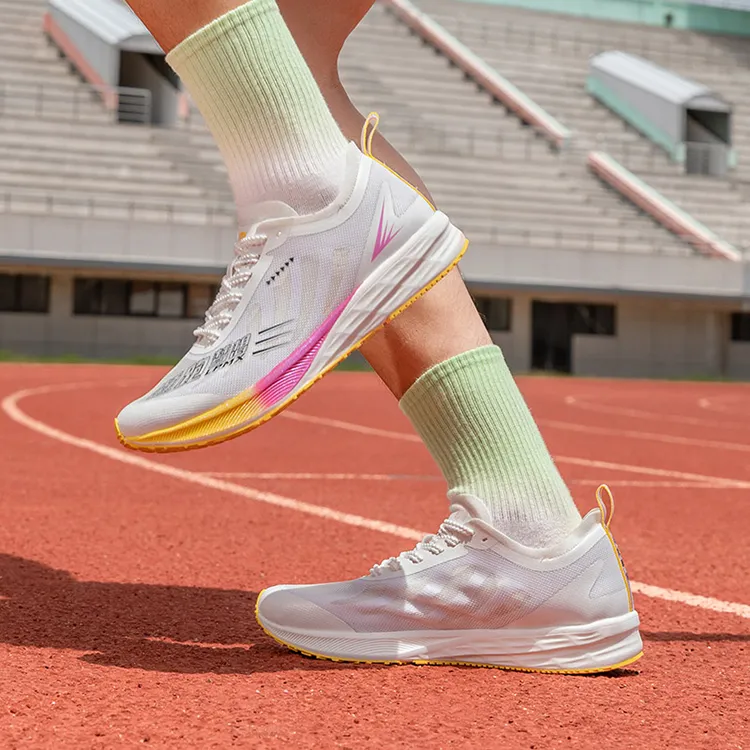 LPMX Running Shoes Unisex Low Top Pink Moon/Custard/Olympic Edition-12