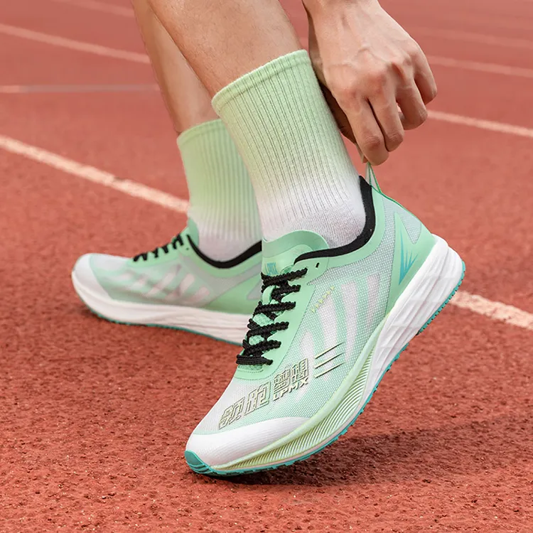 LPMX Running Shoes Unisex Low Top Light Neon Green-14