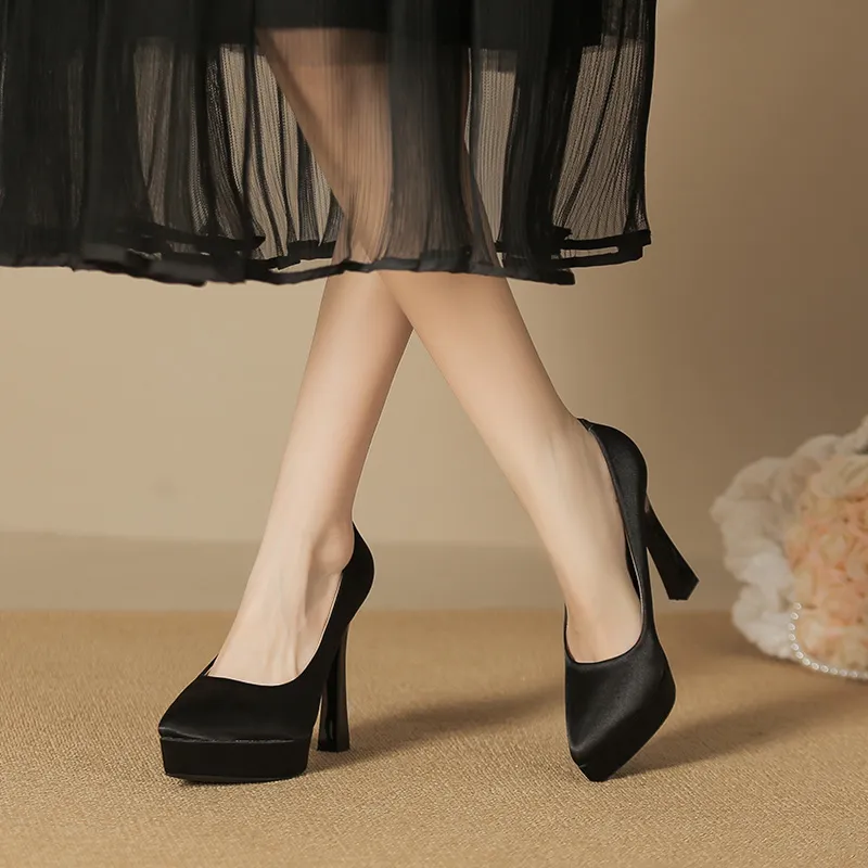 GOSO Slim Heel High Heels Women's-5