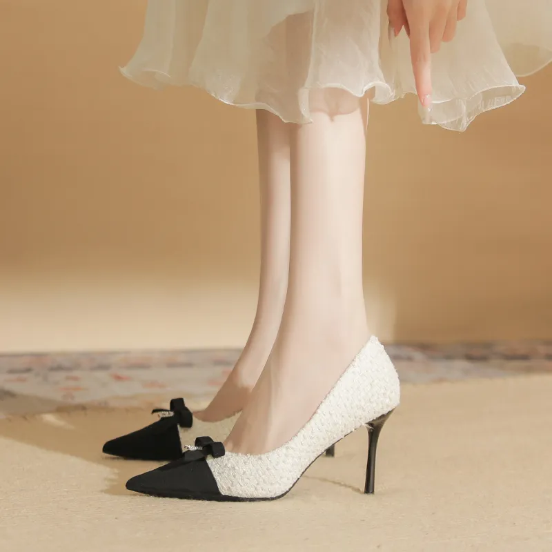 GOSO Slim Heel High Heels 8CM Women's-7