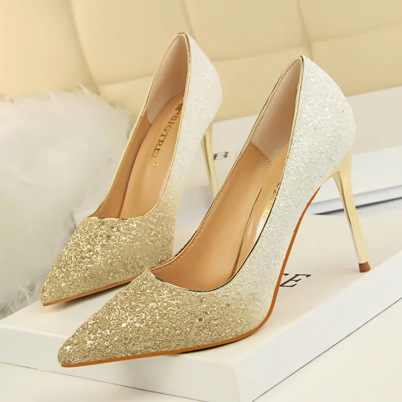 GOSO Slim Heel High Heels Women's-9