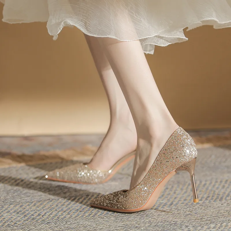 GOSO Slim Heel High Heels Women's-4