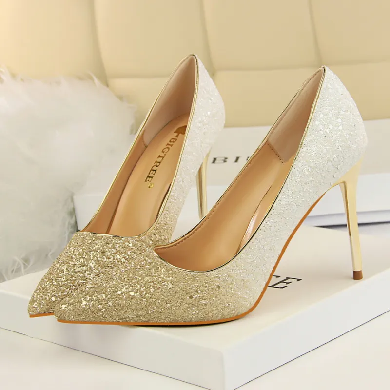 GOSO Slim Heel High Heels Women's-8