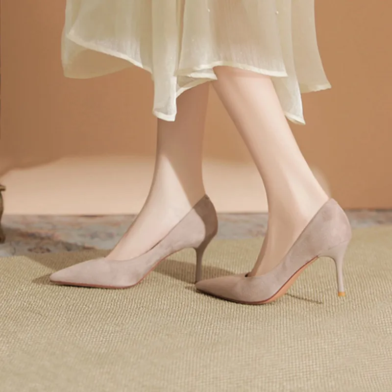 GOSO Slim Heel High Heels 5.5CM Women's-14