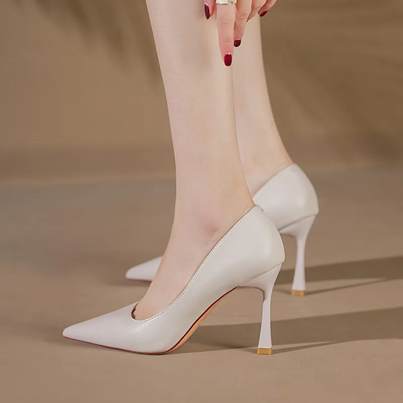 GOSO Slim Heel High Heels 6.5CM Women's-9