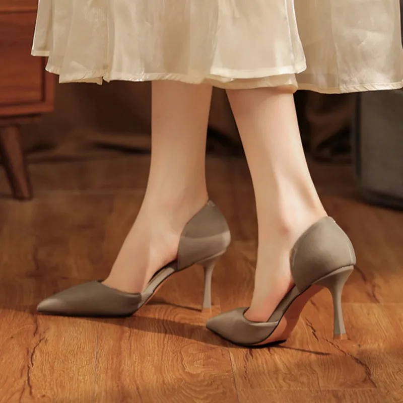 GOSO Slim Heel High Heels 6.5CM Women's-12