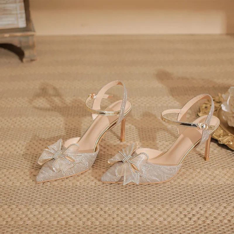 GOSO High Heels Women's Champagne Gold/Silver-1