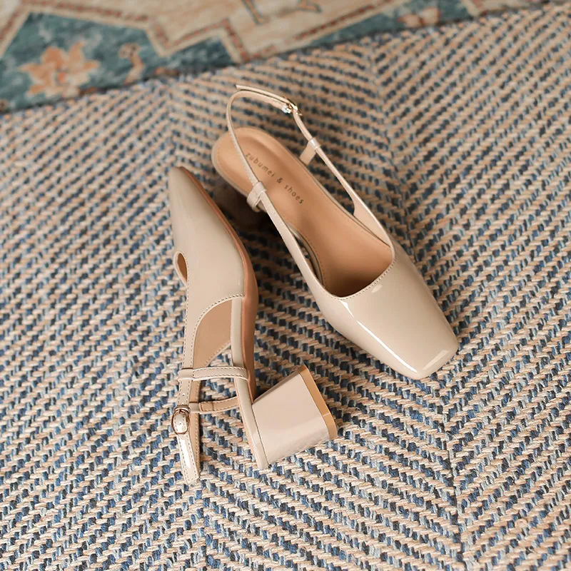 GOSO High Heels Women's Nude/Ecru/Mustard Green-2