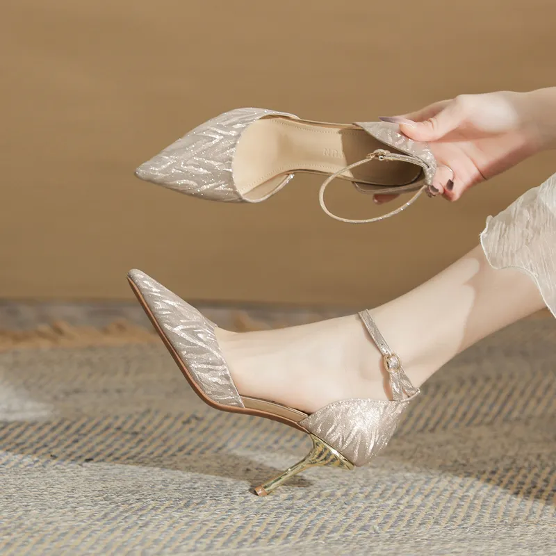 GOSO High Heels Women's Champagne-3