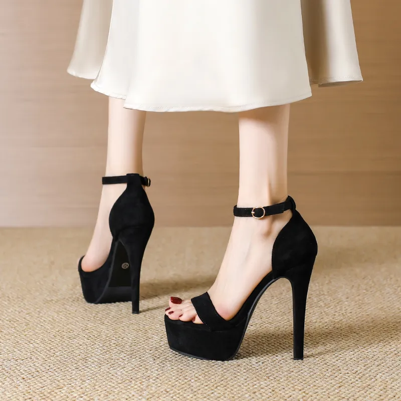 GOSO High Heels Women's Black-3
