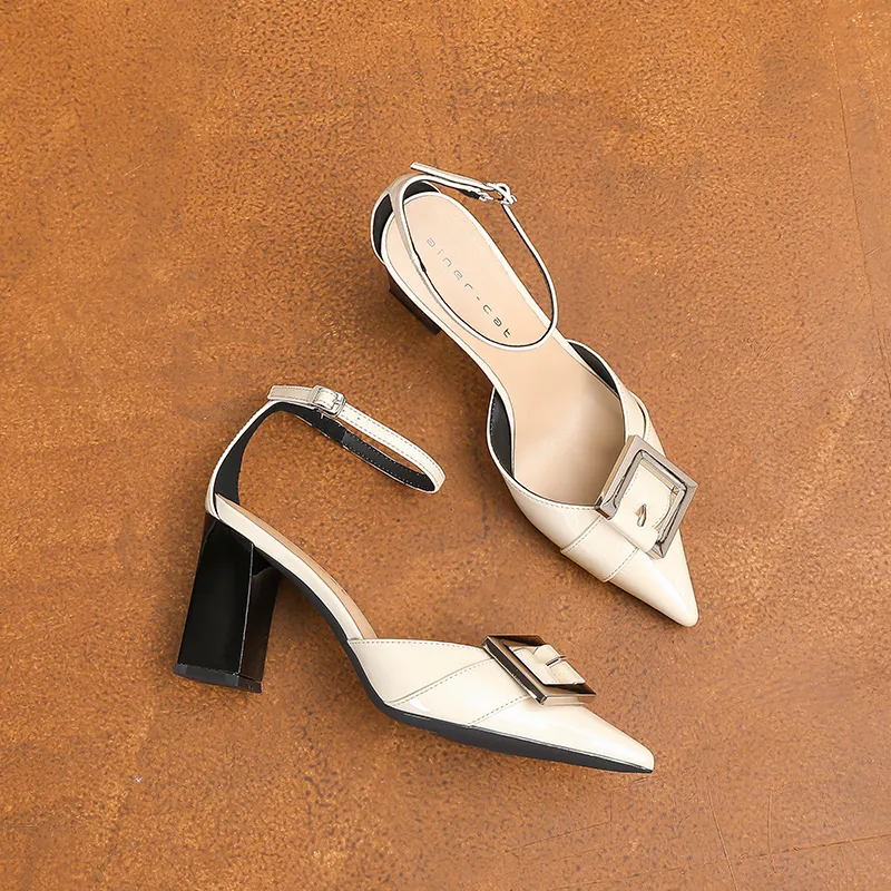 GOSO Chunky Heel High Heels Women's-6