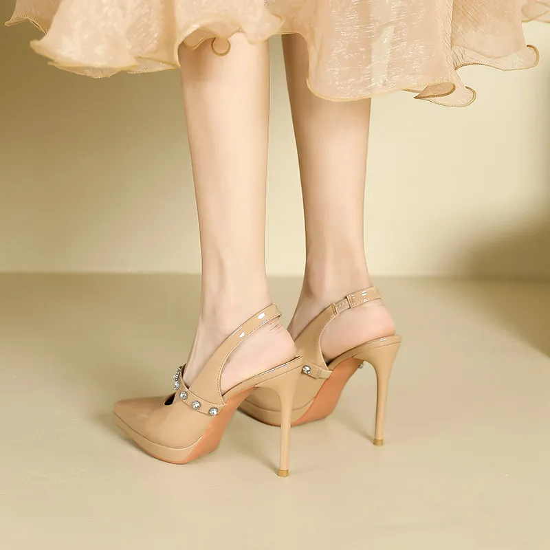 GOSO Slim Heel High Heels Women's-4