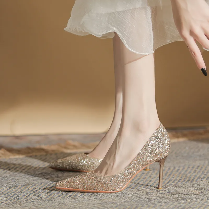 GOSO Slim Heel High Heels Women's-2
