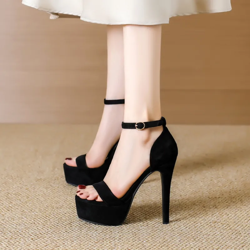 GOSO High Heels Women's Black-1