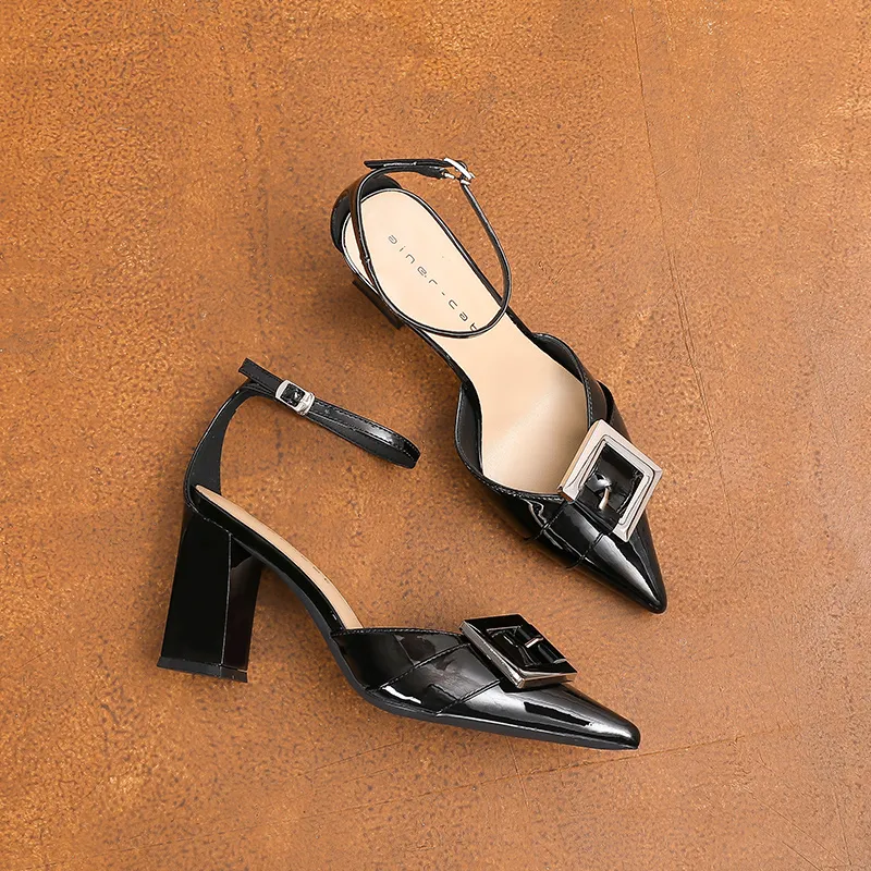 GOSO Chunky Heel High Heels Women's-1