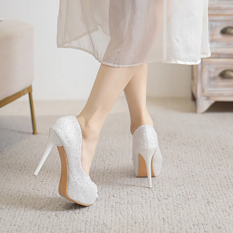 GOSO Slim Heel High Heels Women's-4