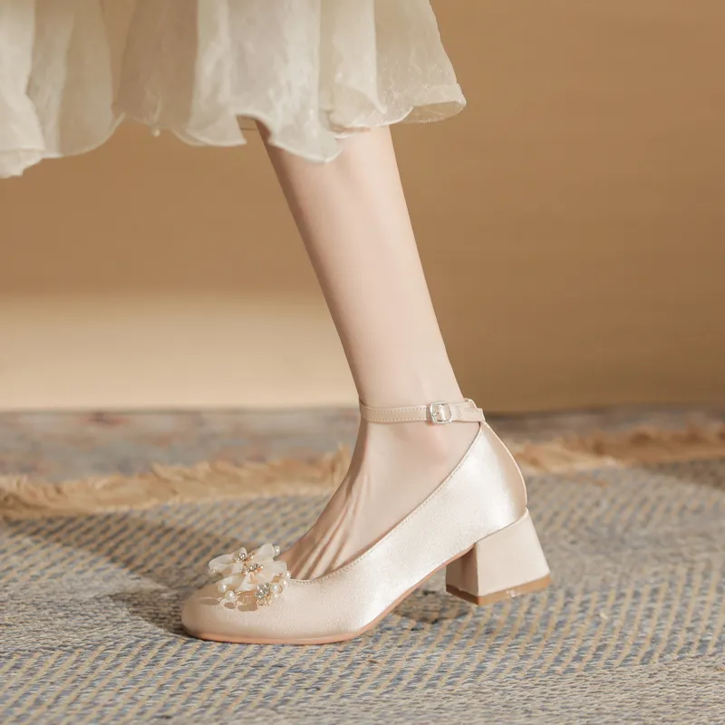 GOSO Chunky Heel High Heels Women's-9