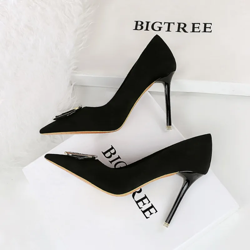 GOSO Slim Heel High Heels Women's-4