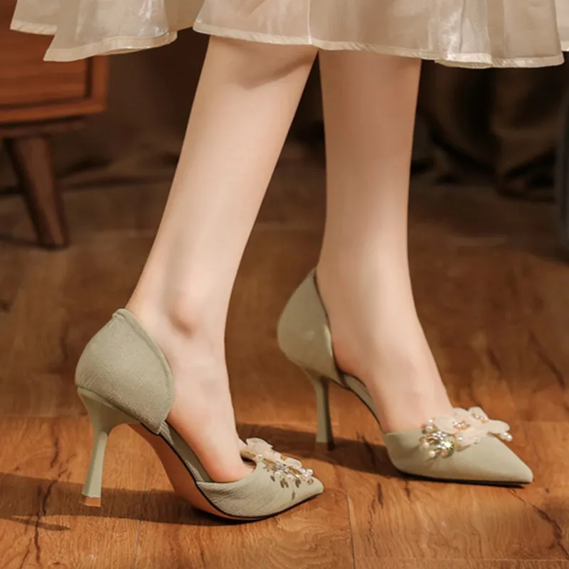GOSO High Heels Women's Green-1
