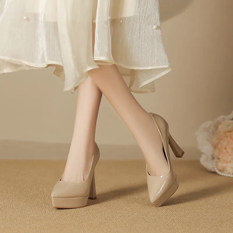 GOSO Slim Heel High Heels Women's-4